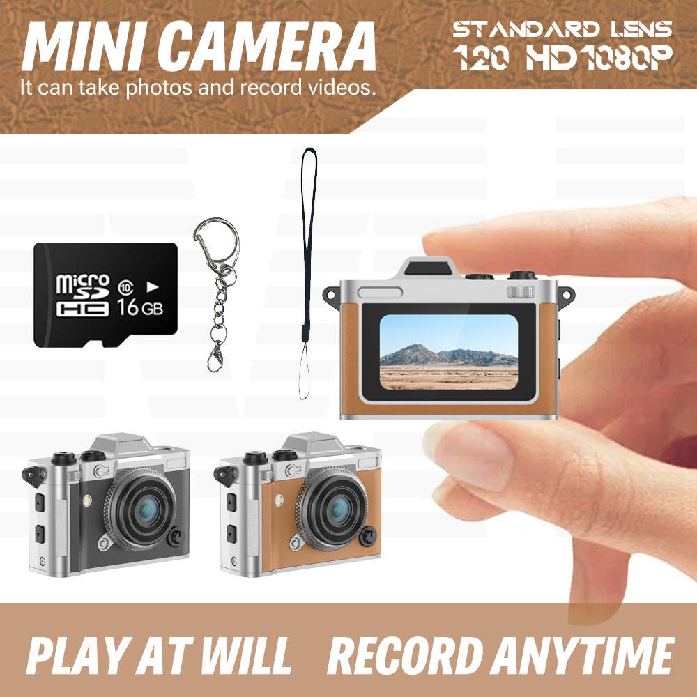 Mini Camera Keychain, Can take photos and record videos, 5MP, Small Camera, Compact Retro Digital Camera with LED Flash, Portable Thumb Camera for Live Recording, Perfect for Outings, Vlogging, Retro Camera