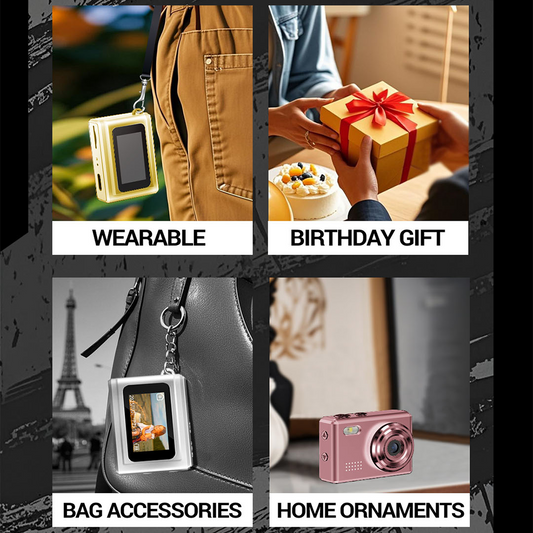 DC23 Metal Limited Color Keychain Camera - Rose Gold