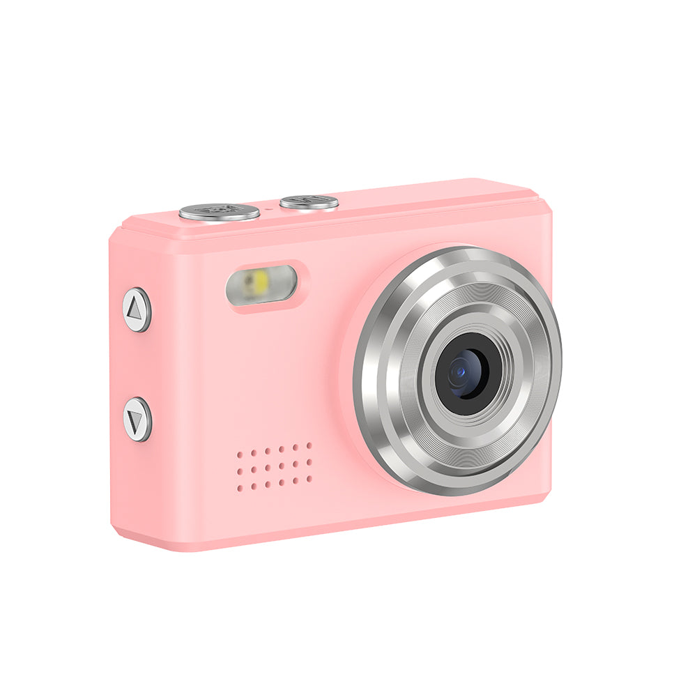Mini Vlogging Camera with Mic & Flash – HD Compact Camera for Travel & Daily Use