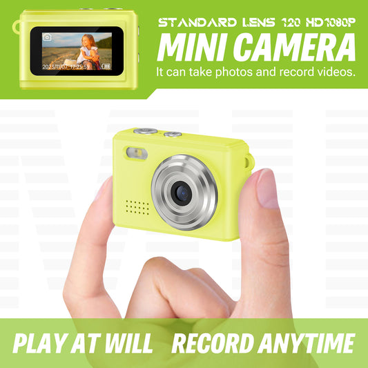 Mini HD Camera for Kids – Portable Compact Digital Camera with Flash